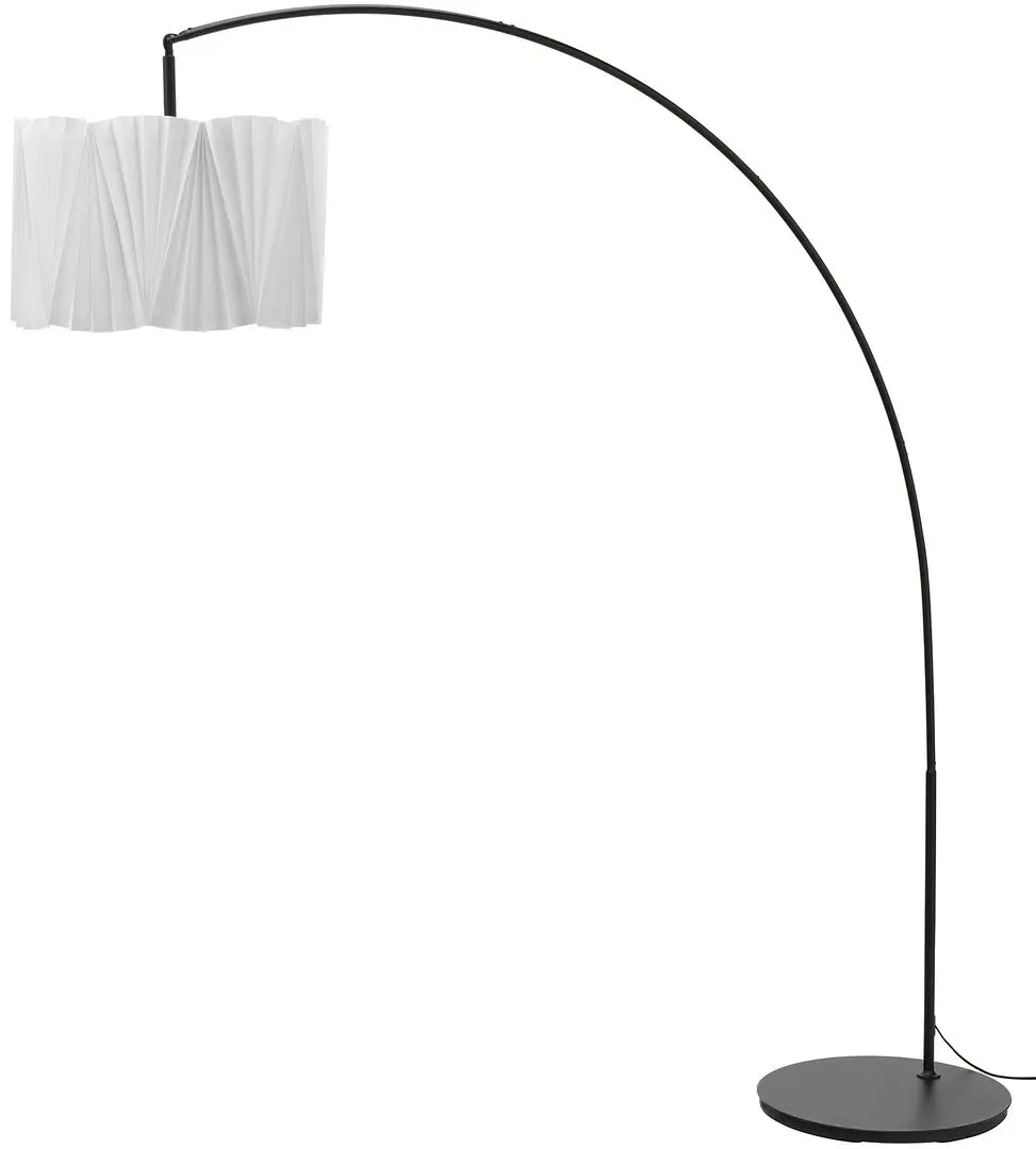 Lampadar arcuit Ikea Kungshult/Skaftet (Alb/Negru)