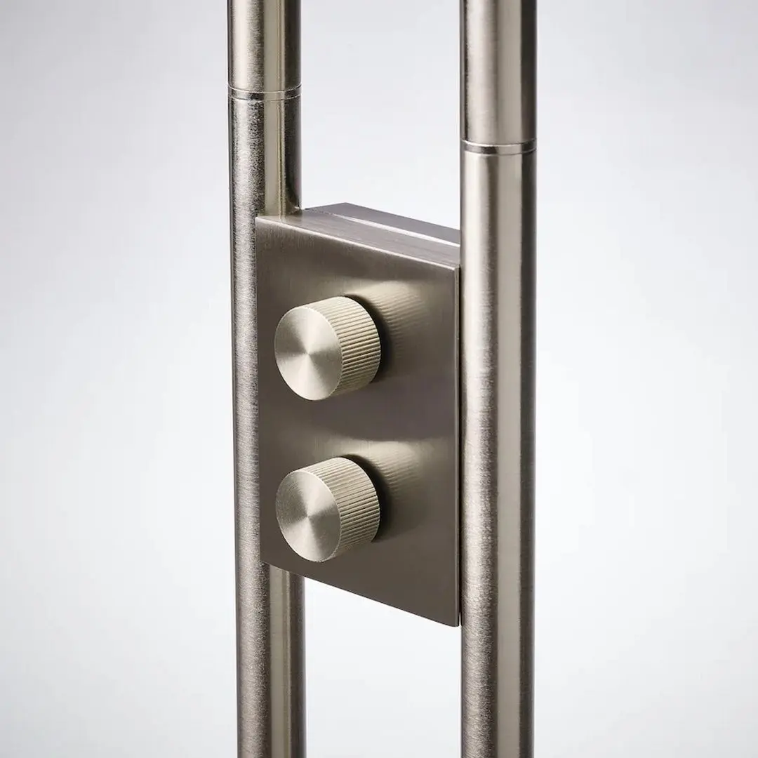 Торшер/лампа для чтения Ikea Isjakt регулируемая яркость 180cm (Никелированный)