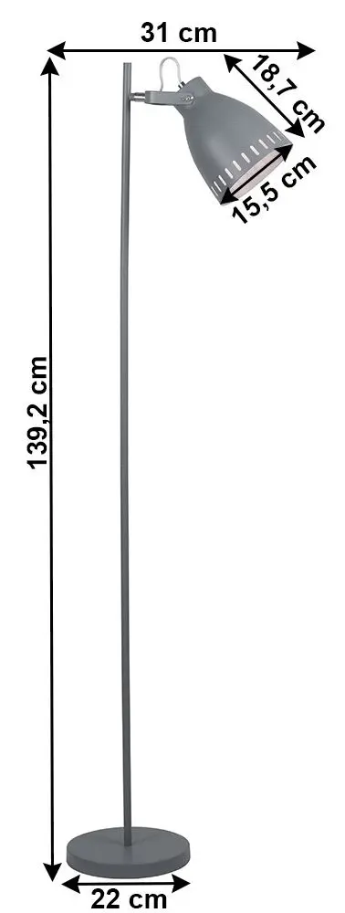 Светильник напольный Mobhaus Aiden Typ 2 (Gray) - 4