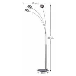 Светильник напольный Mobhaus Cinda Typ 1 YF04-3 (Gray) Thumb