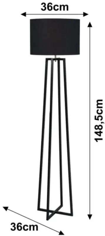 Светильник напольный Mobhaus Qenny Typ 17 LF8574 (Black) - 2