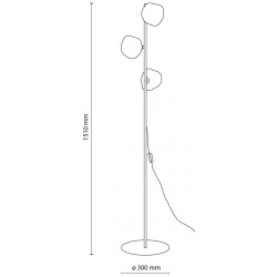 Lampadar TK Lighting Lava 16150 (Brown/Amber) Thumb