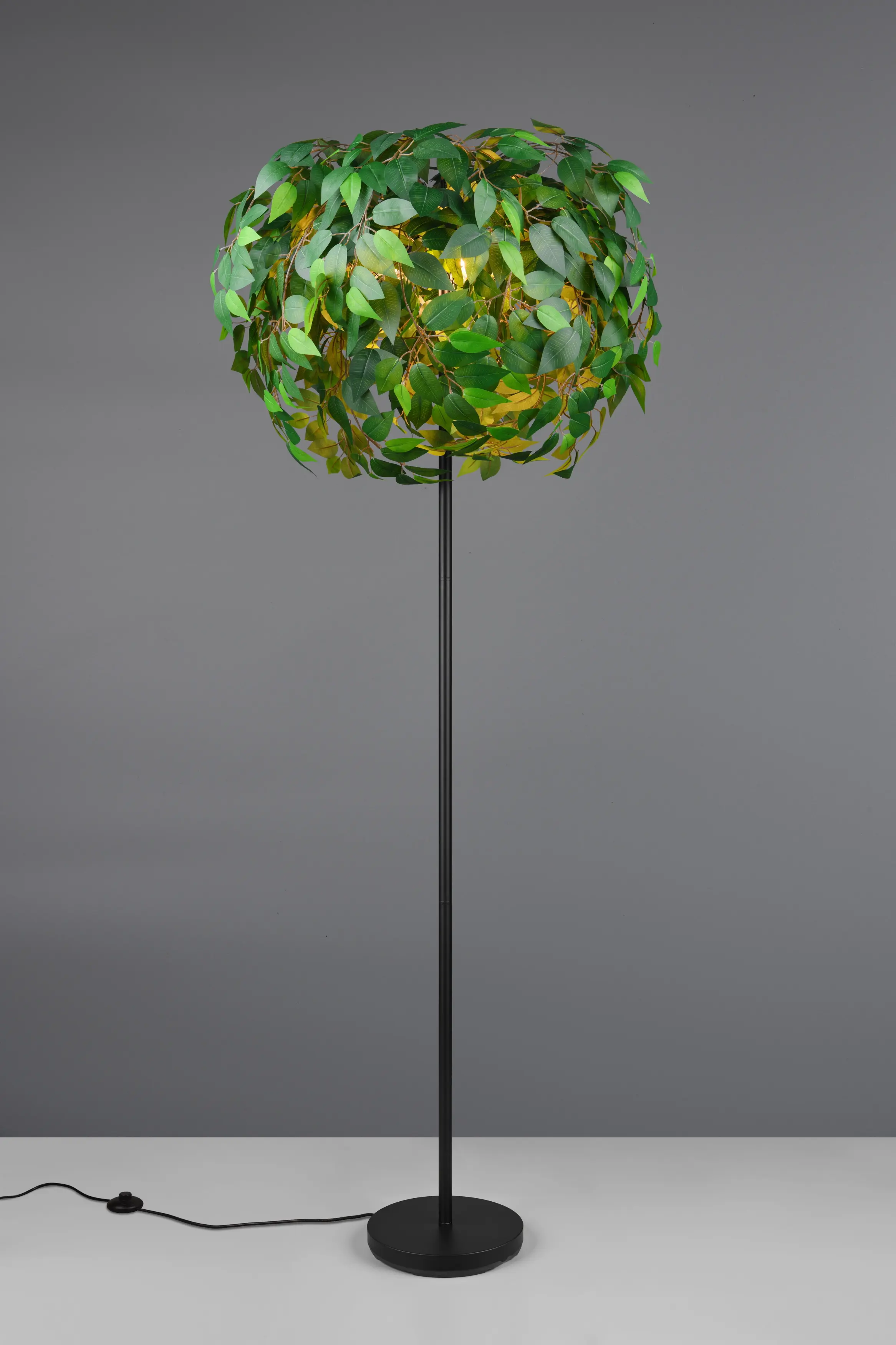 Светильник напольный Trio Leavy R40463015 (Black/Green)