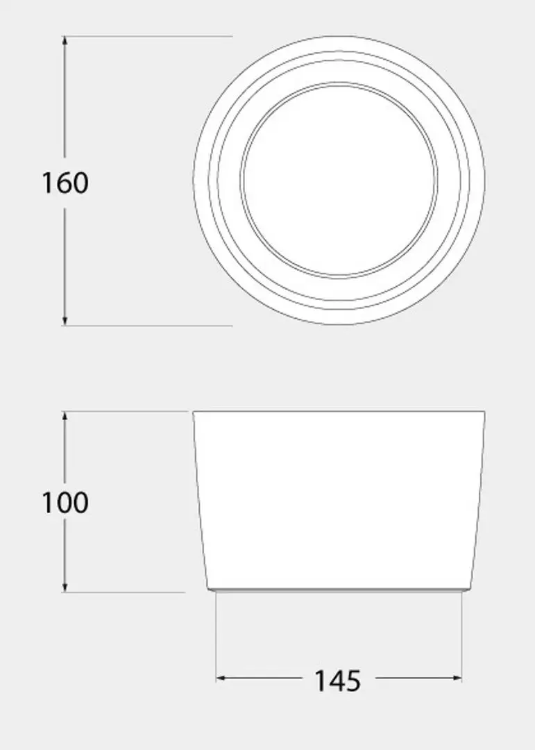 Lampa LED Fumagalli Livia 160 10 W (Grey)
