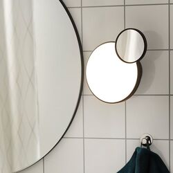 Aplică LED Ikea Kabomba 20cm oglinda/intensitate reglabilă (Mat/Negru) Thumb