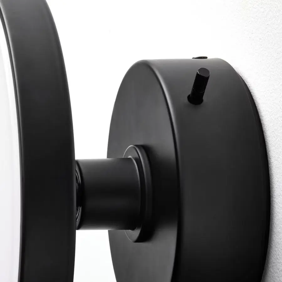 Aplică LED Ikea Kabomba 20cm oglinda/intensitate reglabilă (Mat/Negru)