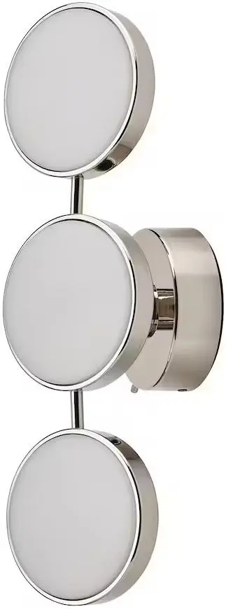 Бра светодиодный Ikea Kabomba 47x14 с регулируемой интенсивностью (Хромированный/Глянцевый)