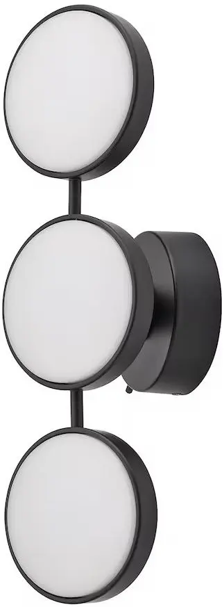 Aplică LED Ikea Kabomba 47x14 intensitate reglabilă (Mat/Negru)