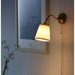 Aplica Ikea Arstid (Alamă/Alb) Thumb