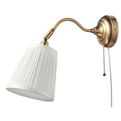 Aplica Ikea Arstid (Alamă/Alb)