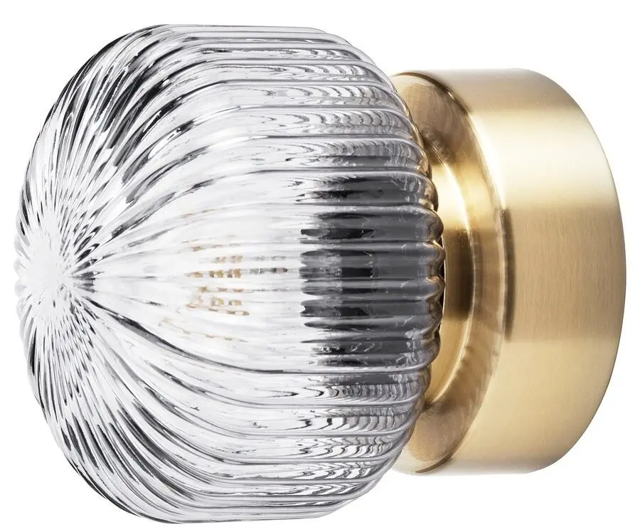 Aplică Ikea Solklint (Alamă/Gri)