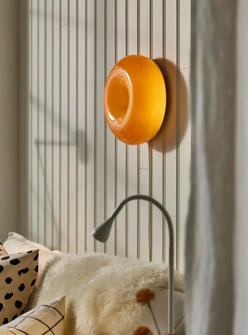 Aplica LED Ikea Varmblixt (Portocaliu)