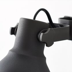 Aplică Ikea Hektar spot clemă (Gri Inchis) Thumb