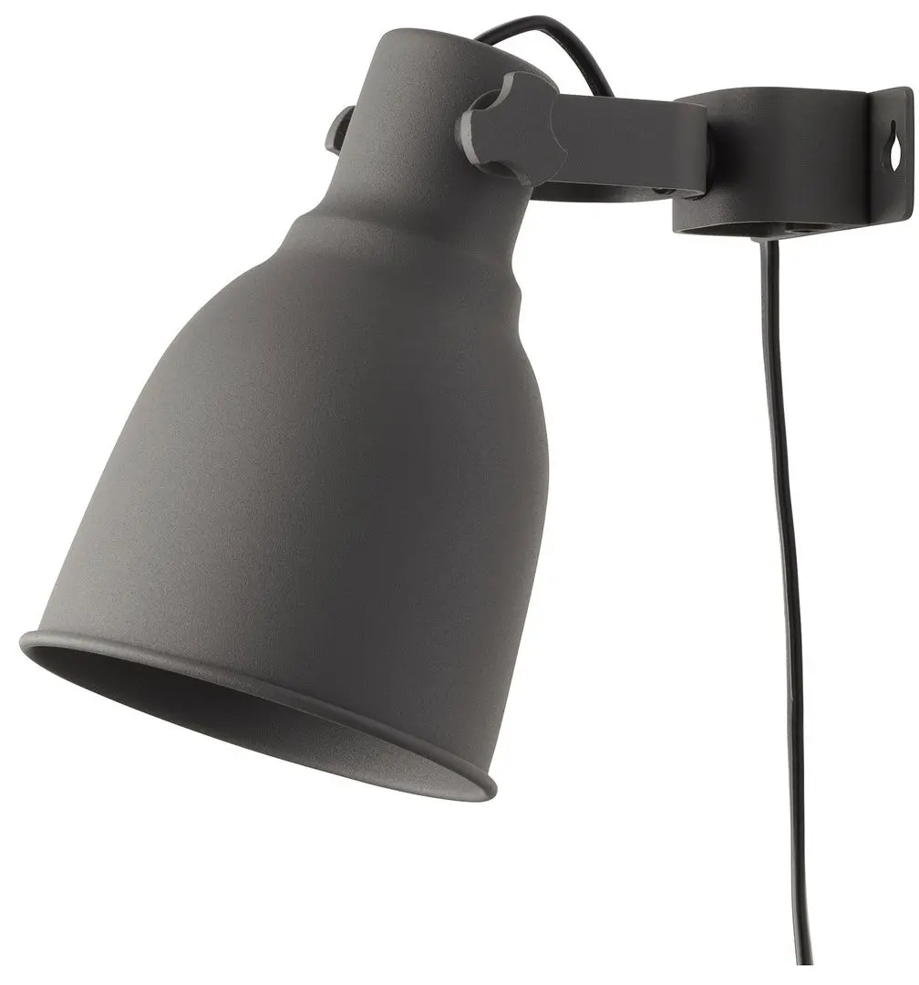 Aplică Ikea Hektar spot clemă (Gri Inchis)