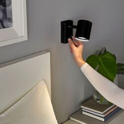 Aplica Ikea Nymane (Negru) Thumb