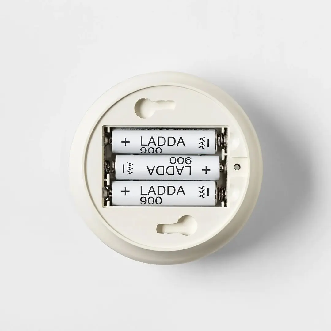 Lampa LED Ikea Molgan cu baterii (Alb)