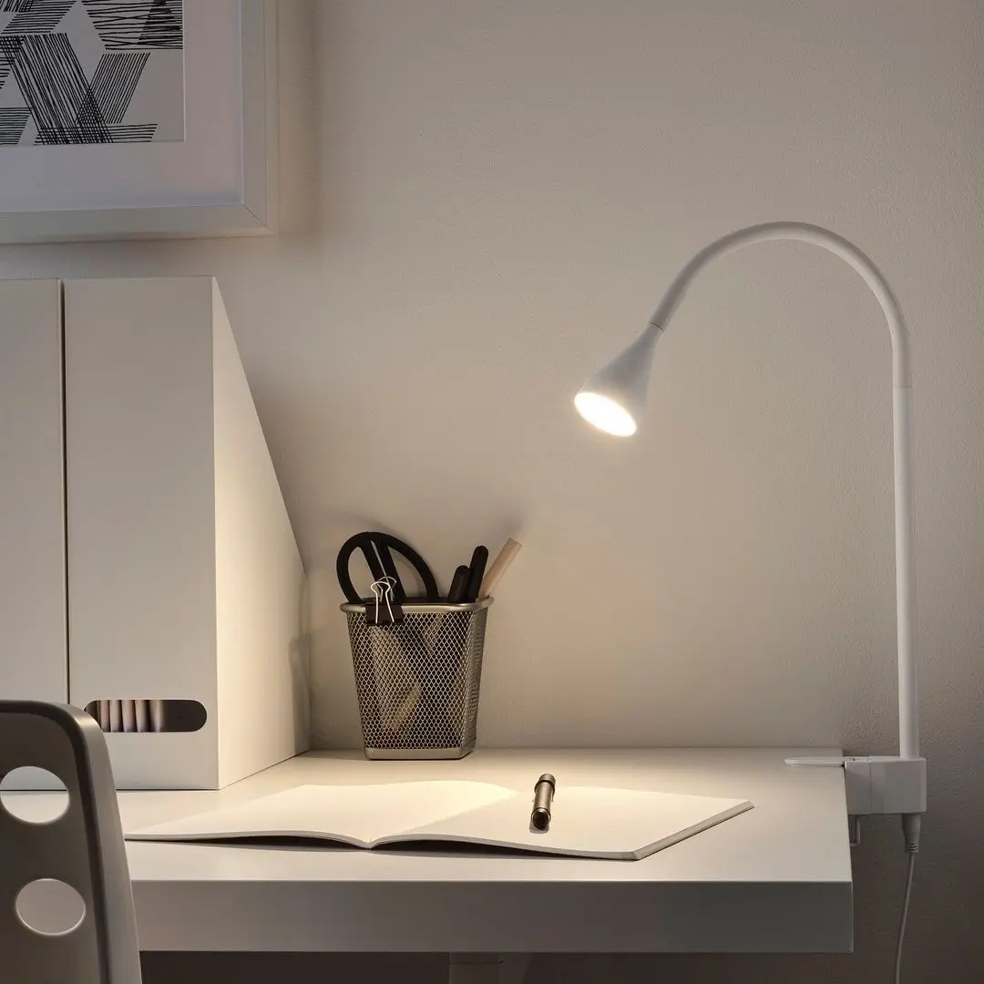 Aplica LED Ikea Navlinge spot/clemă (Alb)