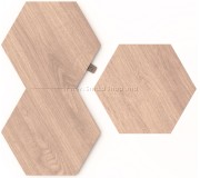 Декоративный светильник Nanoleaf Elements Hexagons Expansion 3 Pack (Wood)