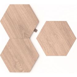 Lampa decorativa Nanoleaf Elements Hexagons Expansion 3 Pack (Wood)