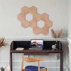 Декоративный светильник Nanoleaf Elements Hexagons Expansion 3 Pack (Wood) Thumb