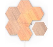 Декоративный светильник Nanoleaf Elements Hexagons Starter Kit 7 Pack (Wood)