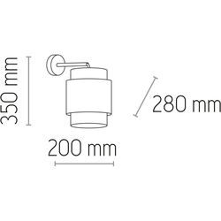 Aplica TK Lighting Boho 6538 (White/Gold) Thumb