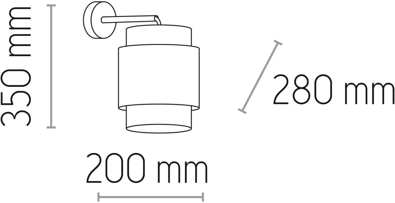 Aplica TK Lighting Boho 6538 (White/Gold)