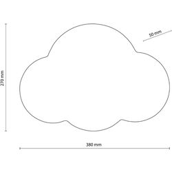 Aplica TK Lighting Cloud 4967 (Pink) Thumb