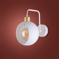 Настенный светильник TK Lighting Cyklop 2740 (White/Gold) Thumb