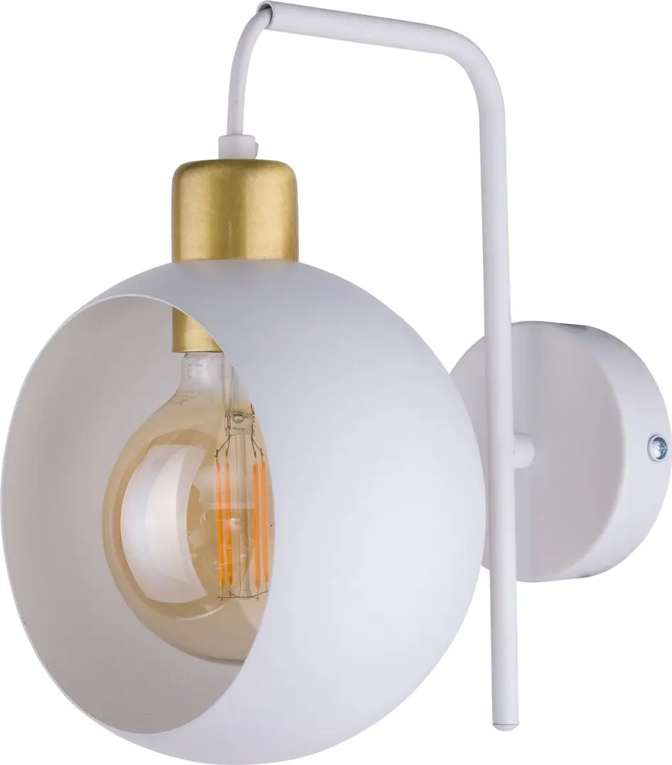 Настенный светильник TK Lighting Cyklop 2740 (White/Gold)