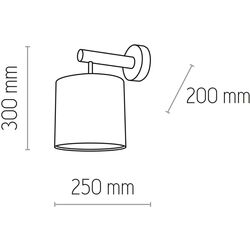 Aplica TK Lighting Deva Nature 6106 (Black/Brown) Thumb