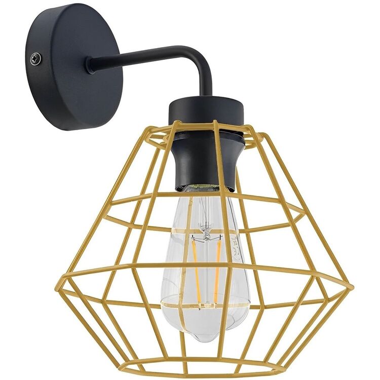 Настенный светильник TK Lighting Diamond 4639 (Black/Gold)