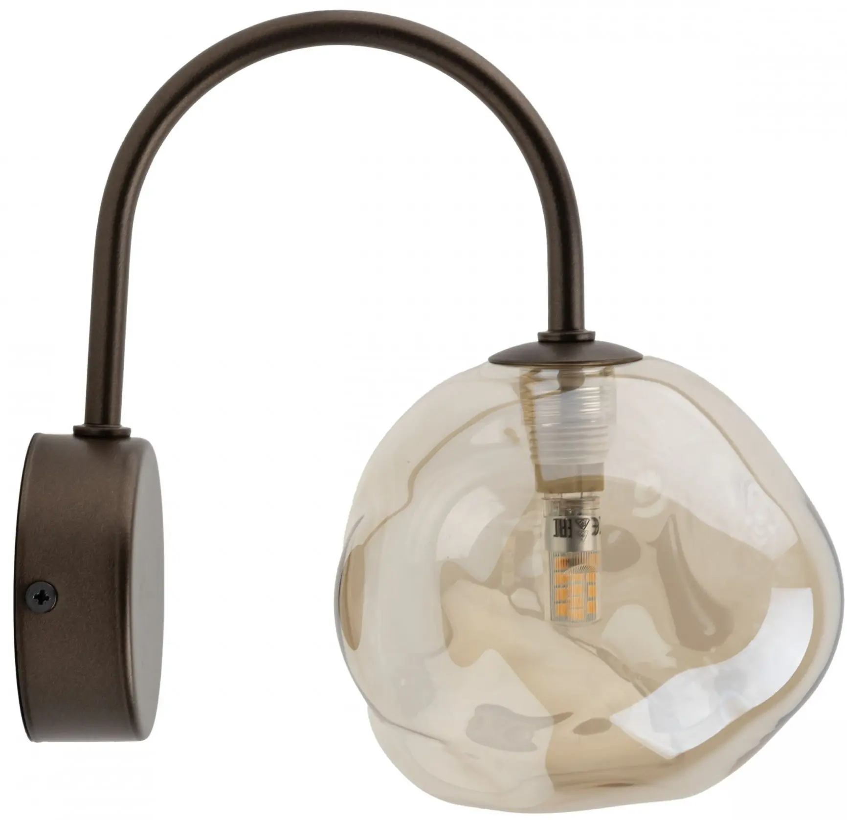 Настенный светильник TK Lighting Lava 11024 (Brown/Amber)
