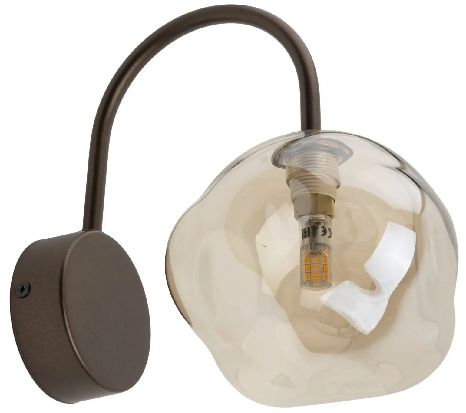 Настенный светильник TK Lighting Lava 11024 (Brown/Amber)