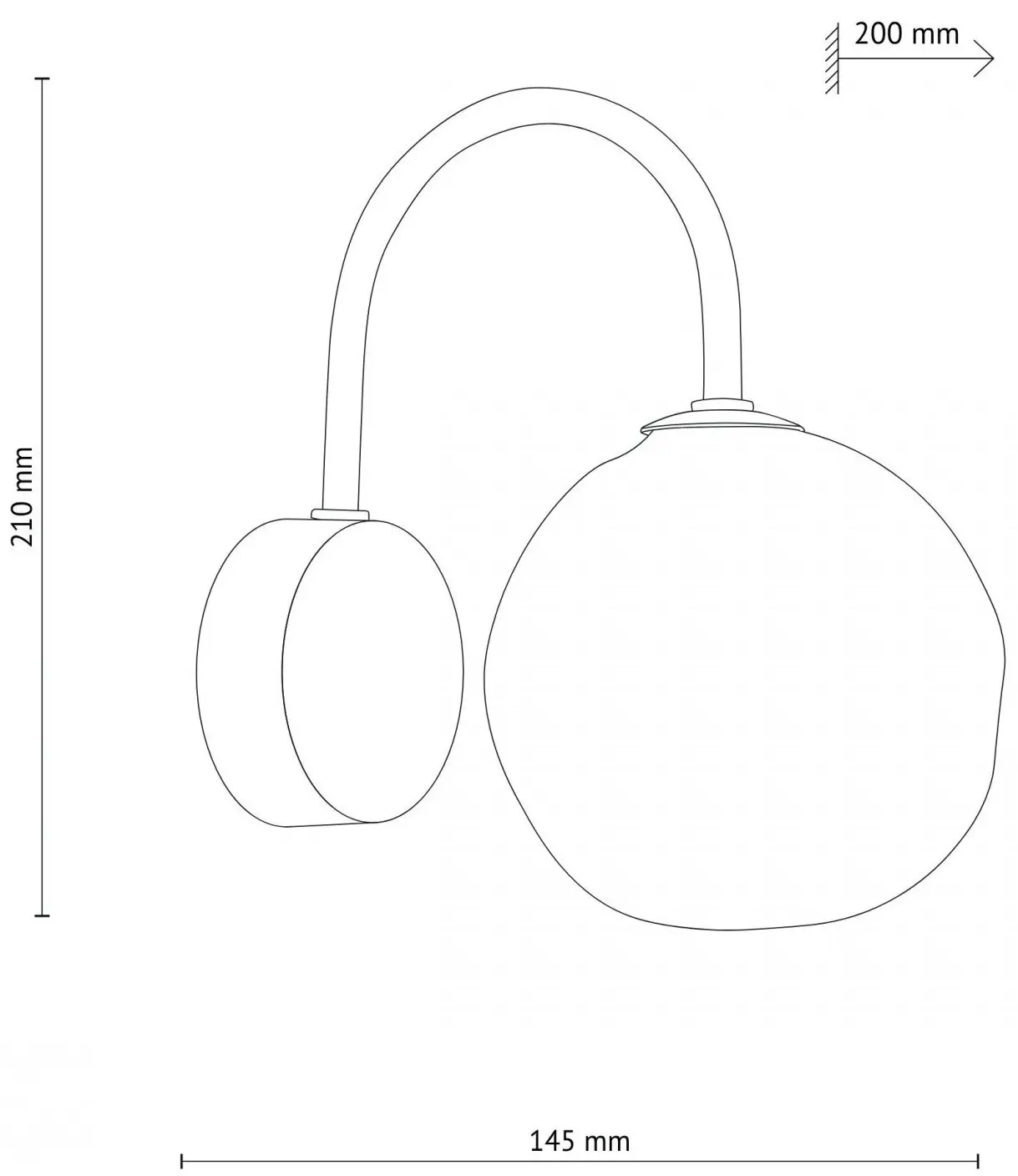 Aplica TK Lighting Lava 11152 (Beige)