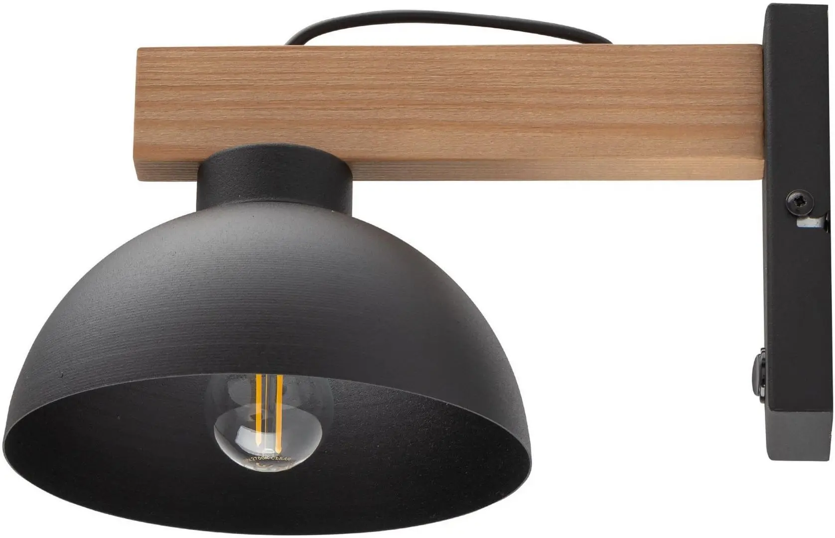 Настенный светильник TK Lighting Oslo 4961 (Black/Brown)