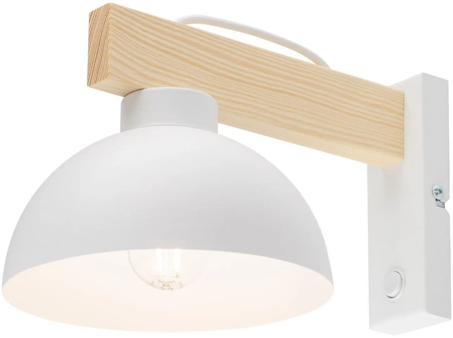 Aplica TK Lighting Oslo 4962 (White/Brown)