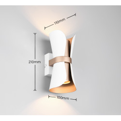 Aplică Trio Coat (White/Bronze) Thumb