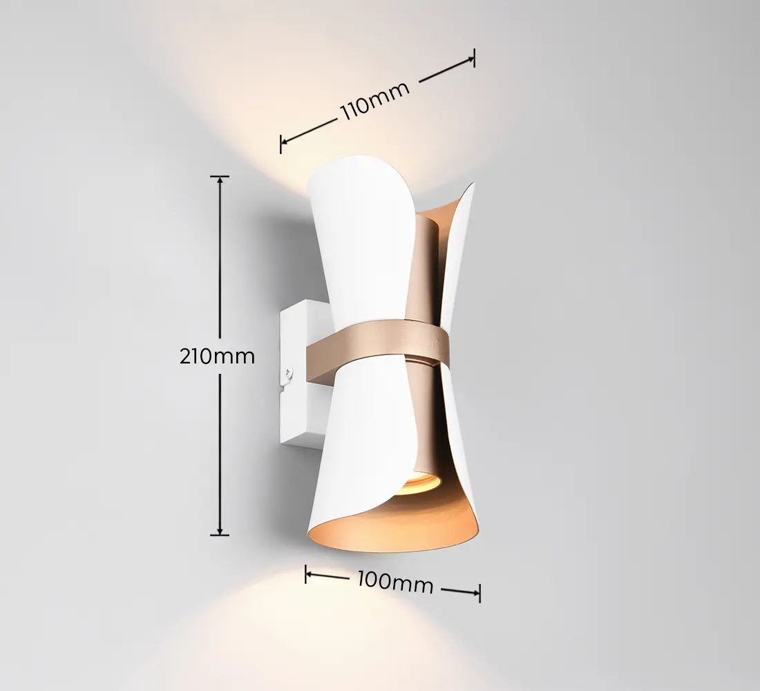 Aplică Trio Coat (White/Bronze)