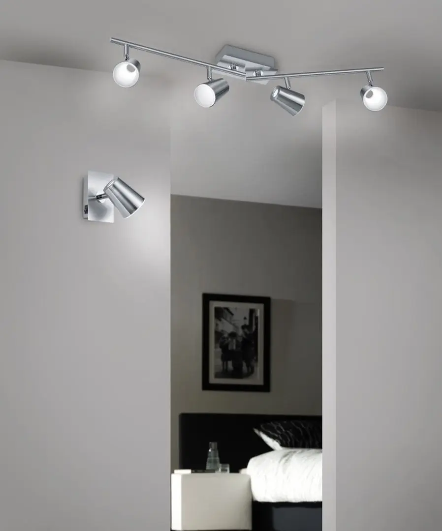 Настенный светильник Trio Narcos (Nickel Matte)