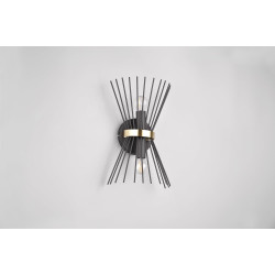 Настенный светильник Trio ROD (Black/Gold) Thumb