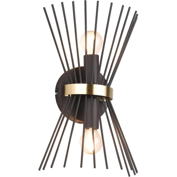 Настенный светильник Trio ROD (Black/Gold)
