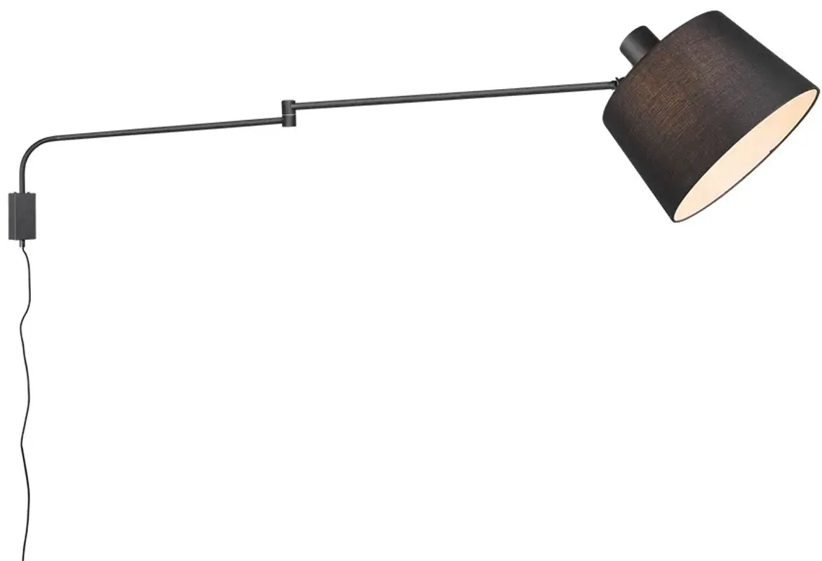 Lampa de perete Trio Baldo (Black Mat)