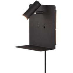 Lampa de perete Trio Element (Black Mat)