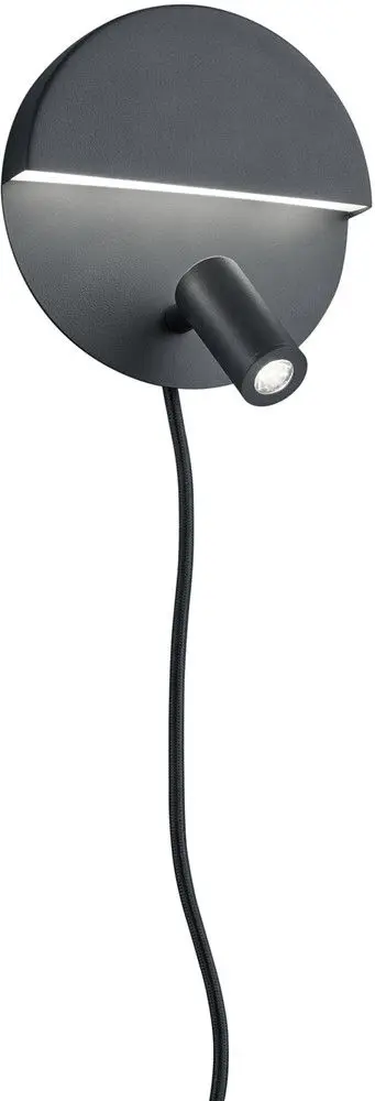 Lampa de perete Trio Mario 6 W SMD (Black Mat)