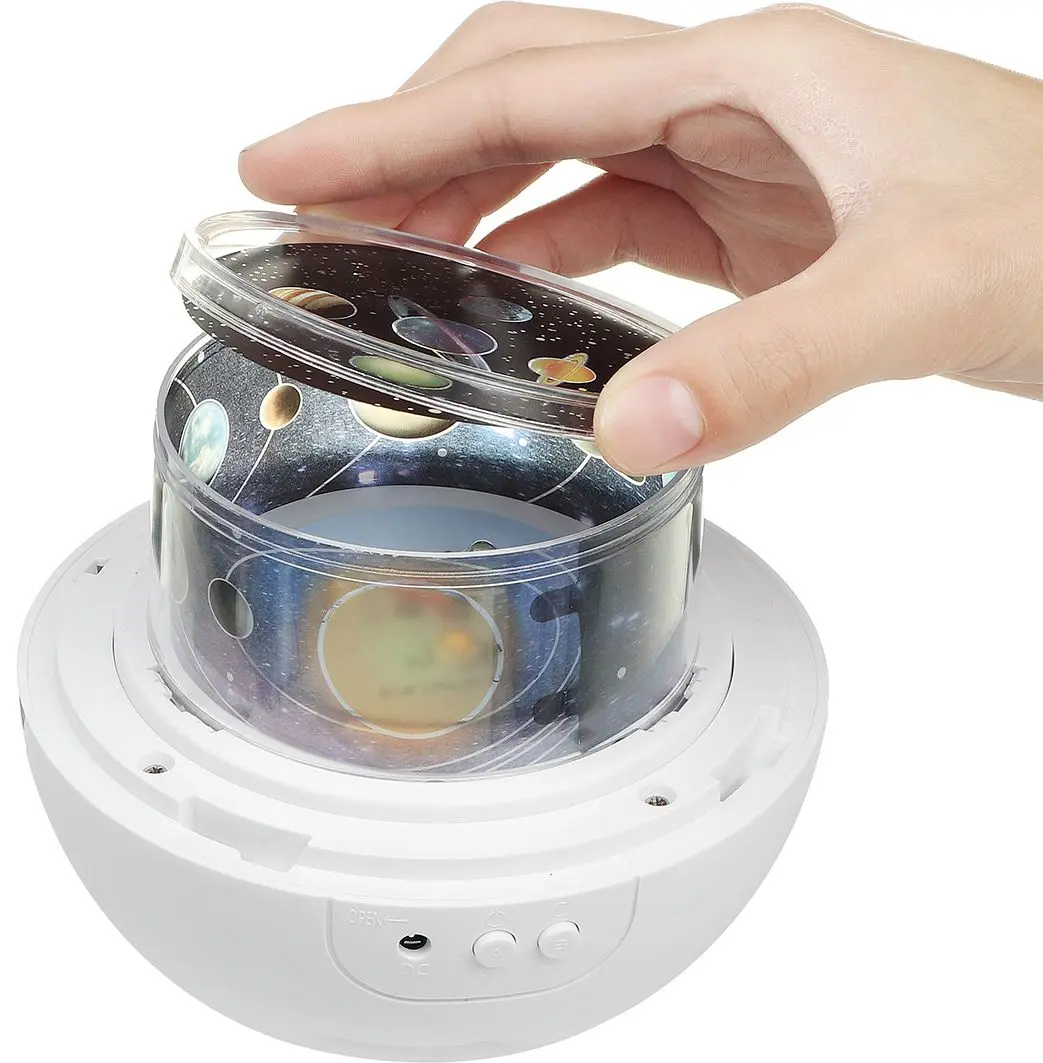 Ночник-проектор Bambinice Diamond (White)