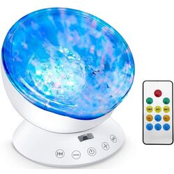 Ночник-проектор Bambinice Ocean Wave (White) Thumb