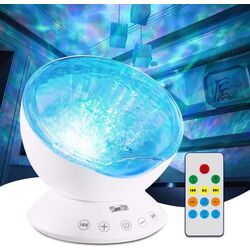 Ночник-проектор Bambinice Ocean Wave (White) Thumb