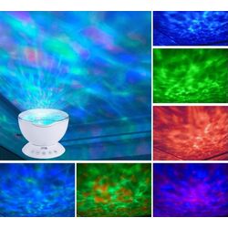 Ночник-проектор Bambinice Ocean Wave (White) Thumb