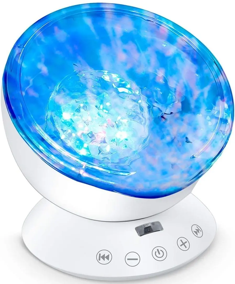 Ночник-проектор Bambinice Ocean Wave (White)